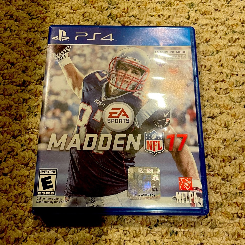 Madden 17 ps4 game